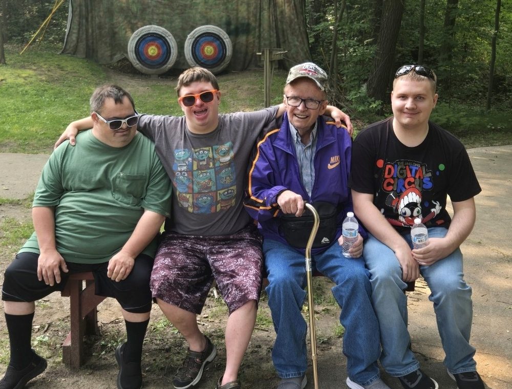 Alee Services community members spending time together outdoors.